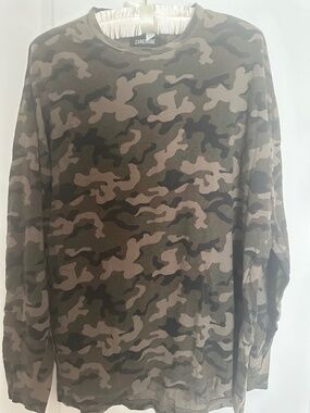 Zanerobe Men’s Army Camouflage Long Sleeve T Shirt